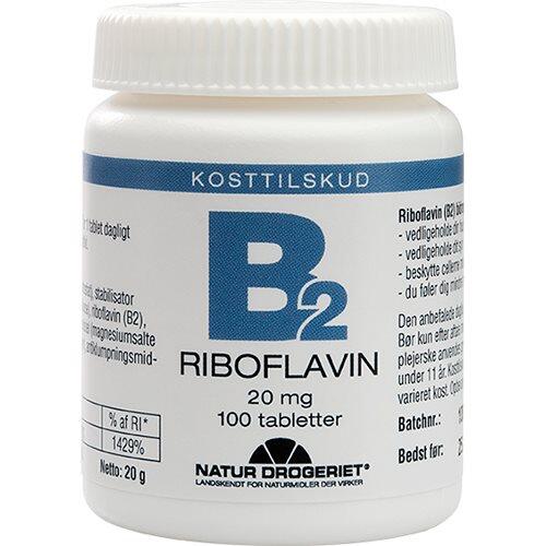 Mega B2 Vitamin 20 Mg    100 Tabletter