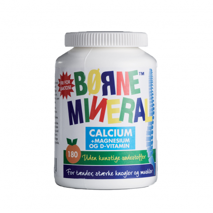 New Nordic Børne Mineral   Calcium   Magnesium   Appelsin 180 Tabl