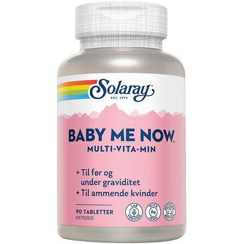 Solaray Baby Me Now Multivitamin 90 Tab