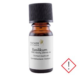 Fischer Pure Nature Basilikumolie æterisk  Bull  10ml
