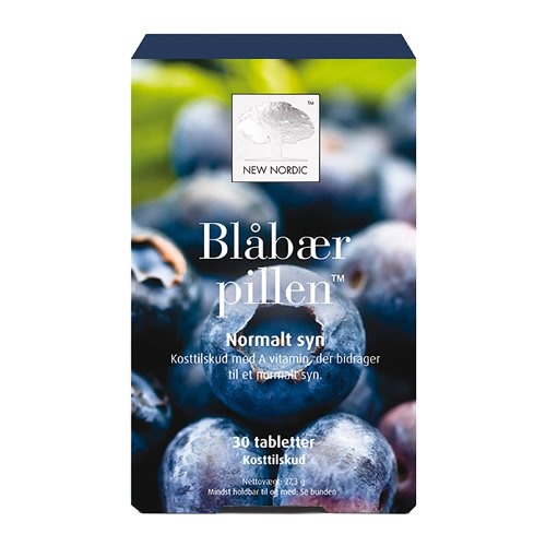 New Nordic Blåbærpillen  30tab 27 30g