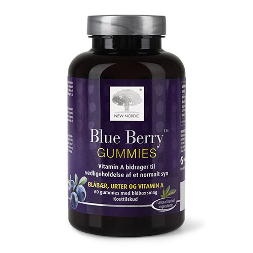 New Nordic Blue Berry Gummies  60 Stk