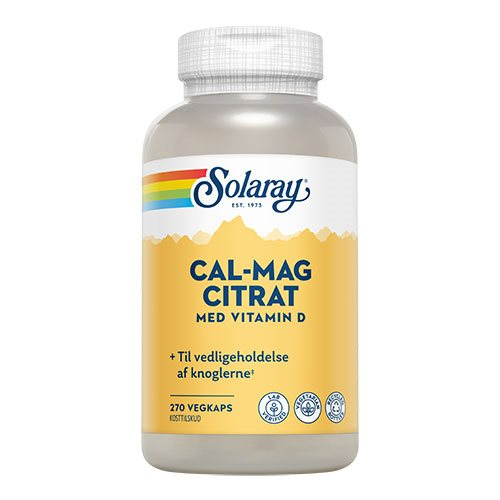 Solaray Cal Mag Citrat M  D Vitamin 270 Kaps