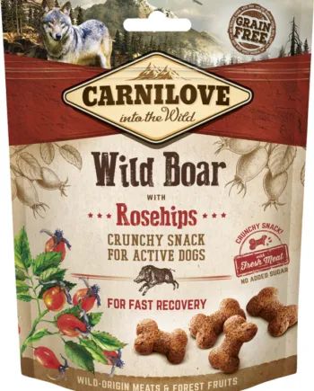 Carnilove Chrunchy Snack   Hundegodbidder Med Vildsvin Og Hyben