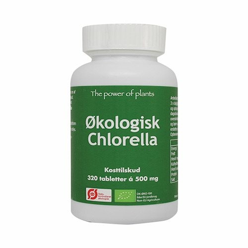 økologisk Chlorella   320 Tabletter
