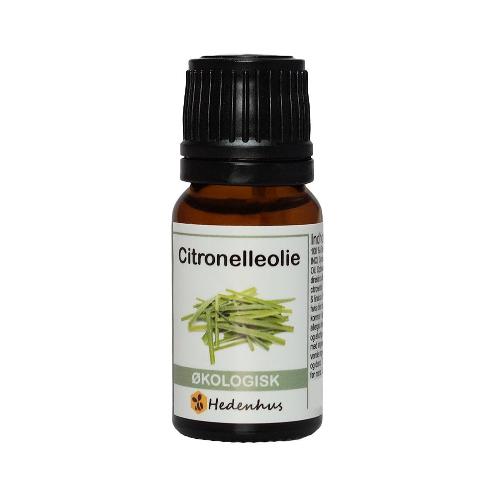 Citronelle   Citronella Olie   økologisk   10 Ml
