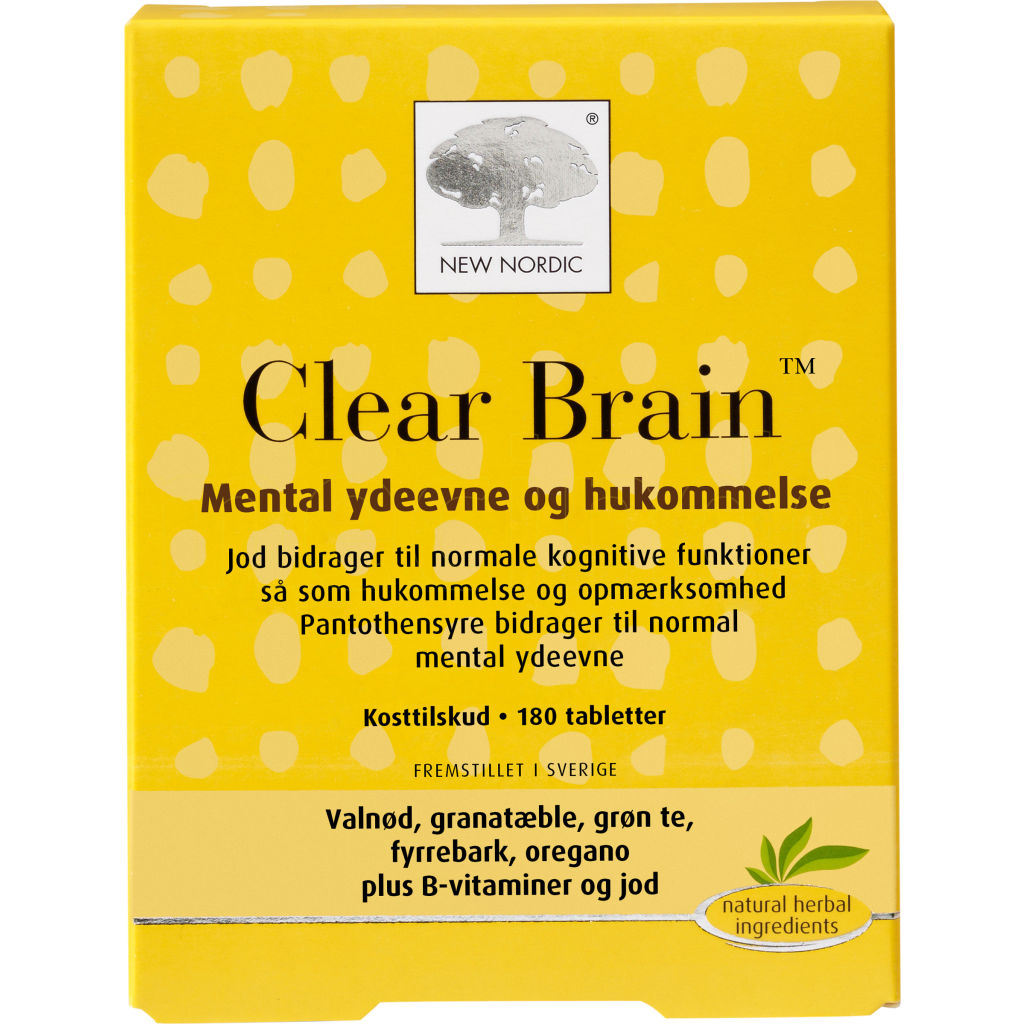 New Nordic Clear Brain 180 Tabl    2 For 759