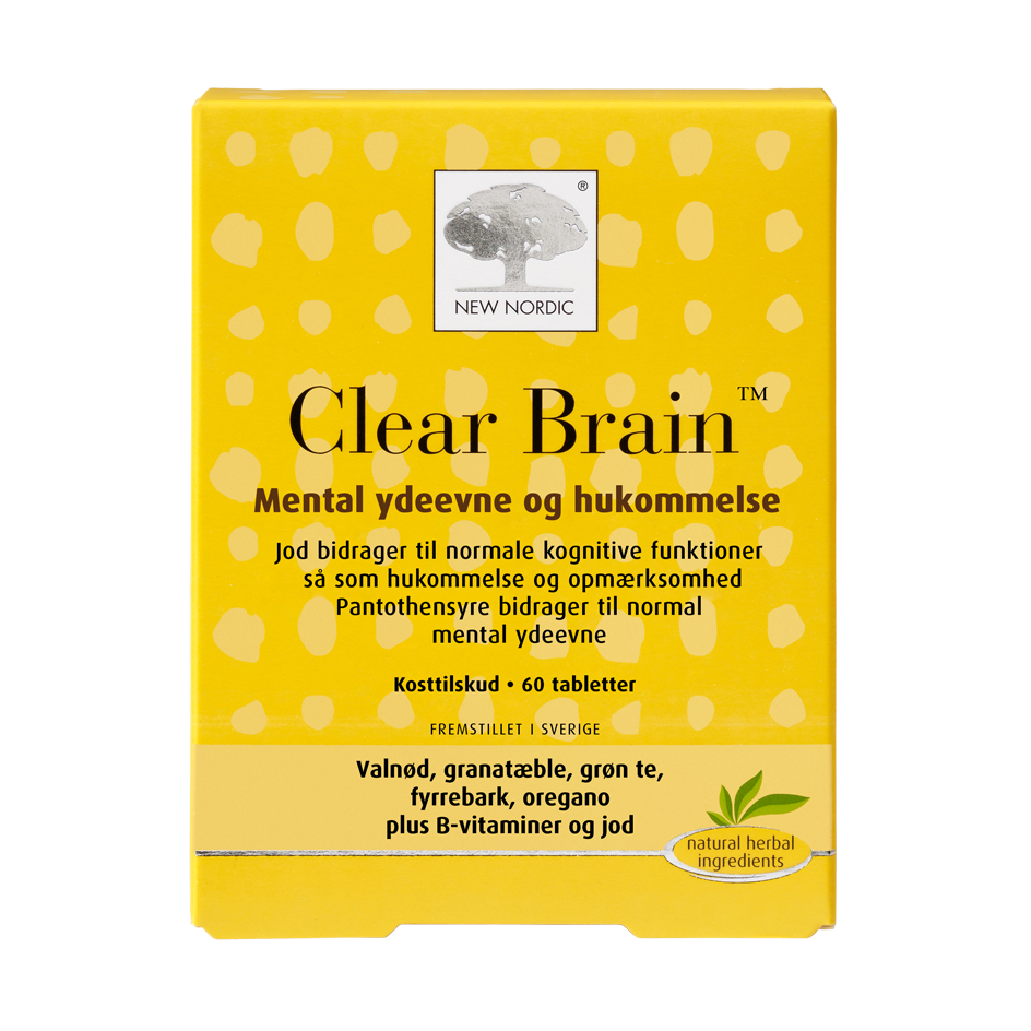 New Nordic Clear Brain 60 Tabl