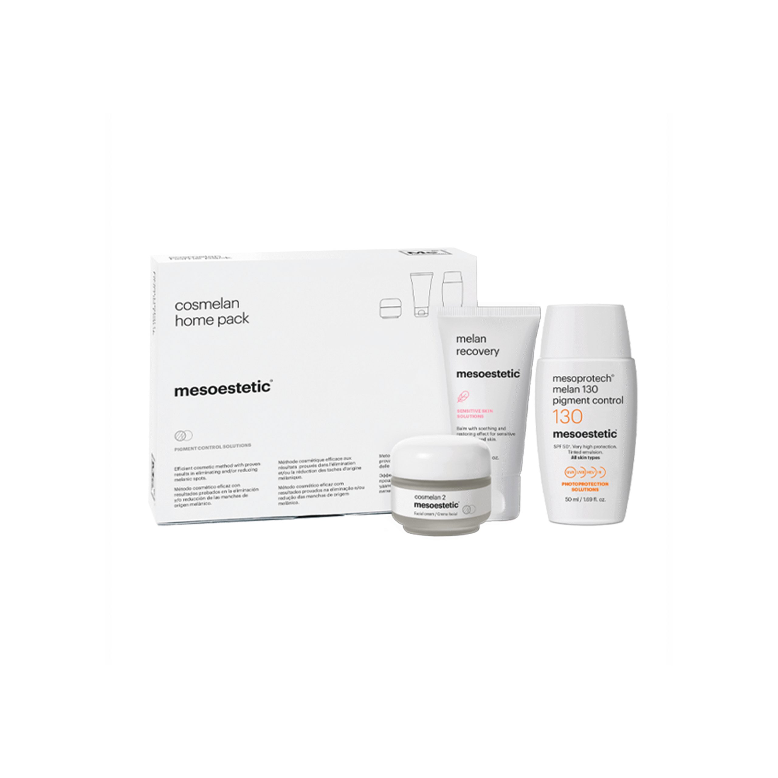 Mesoestetic Cosmelan Home Pack Cosmelan Hjemme Behandling Effektiv Mod Pigmentforandringer 50 Ml Mod Mørke Pletter På Huden