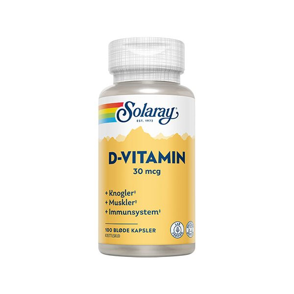 Solaray D Vitamin 30 Mcg