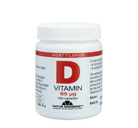 Nd D3 Vitamin 85 Mcg 180 Tabl