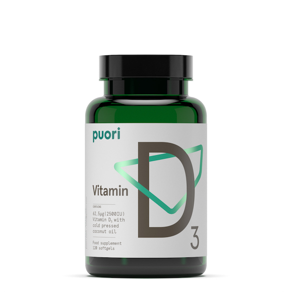 Puori Vitamin D3 62 5 Mcg  2500ie  120 Kaps