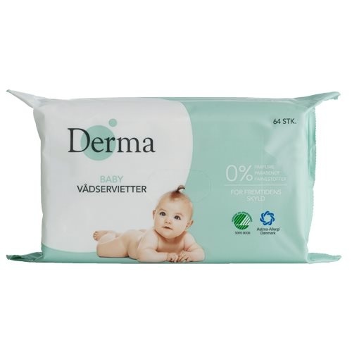 Derma Eco Baby Vådserviet  64 Stk