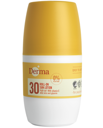 Derma Sollotion Roll On Spf30  50 Ml    Vandfast Solcreme