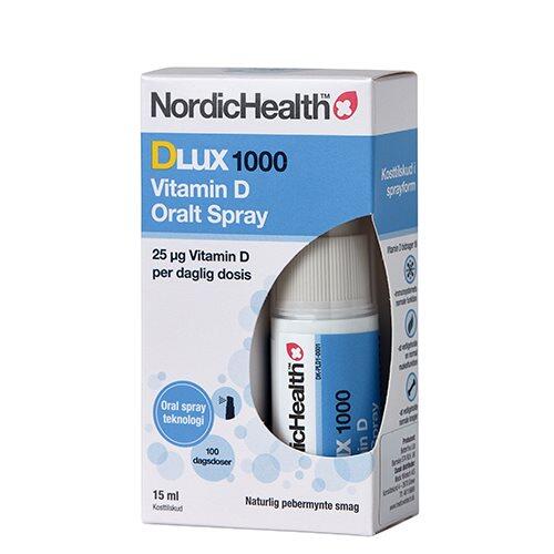 Nordichealth Dlux 1000   Vitamin D Oral Spray  15ml