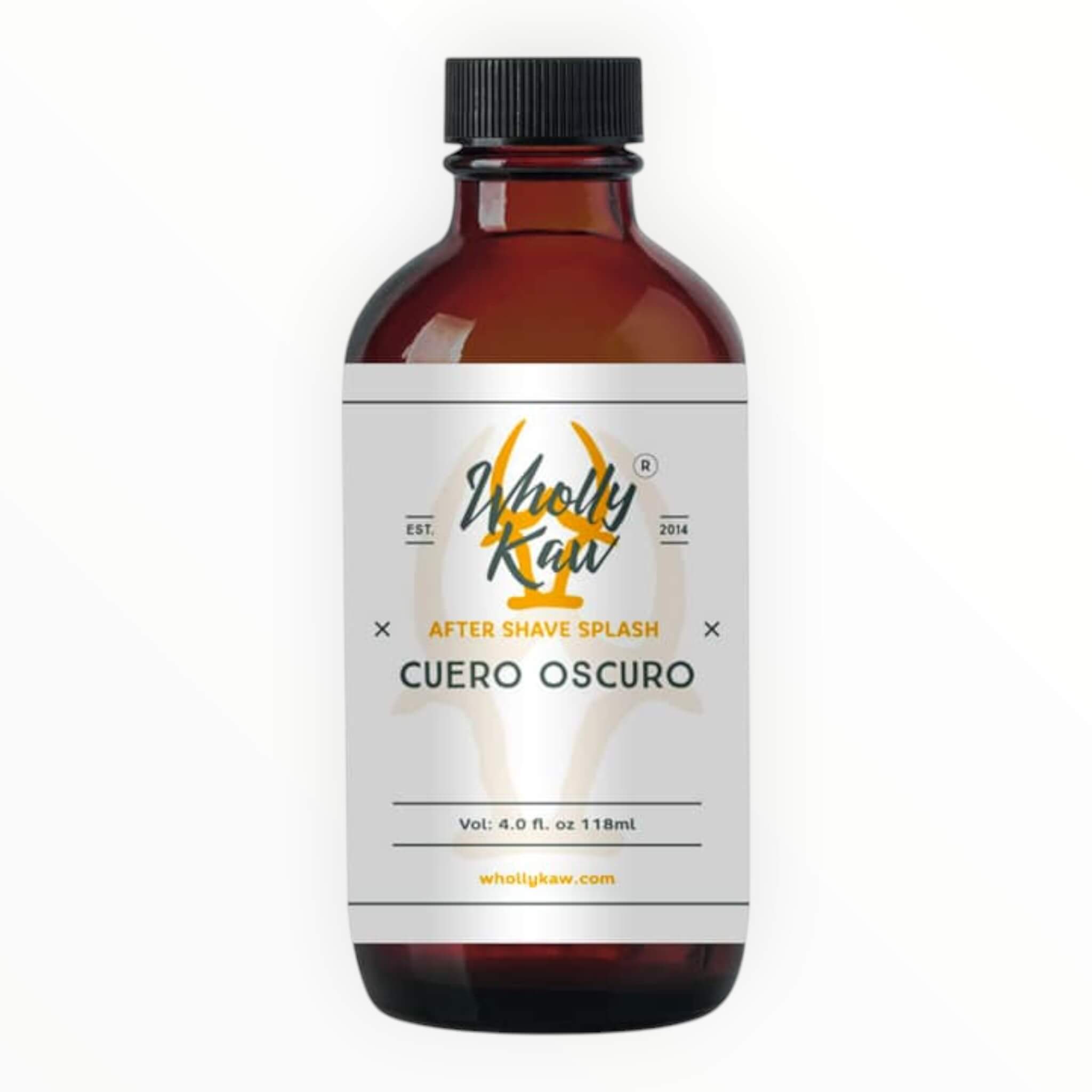 Wholly Kaw Aftershave  Cuero Oscuro  118 Ml