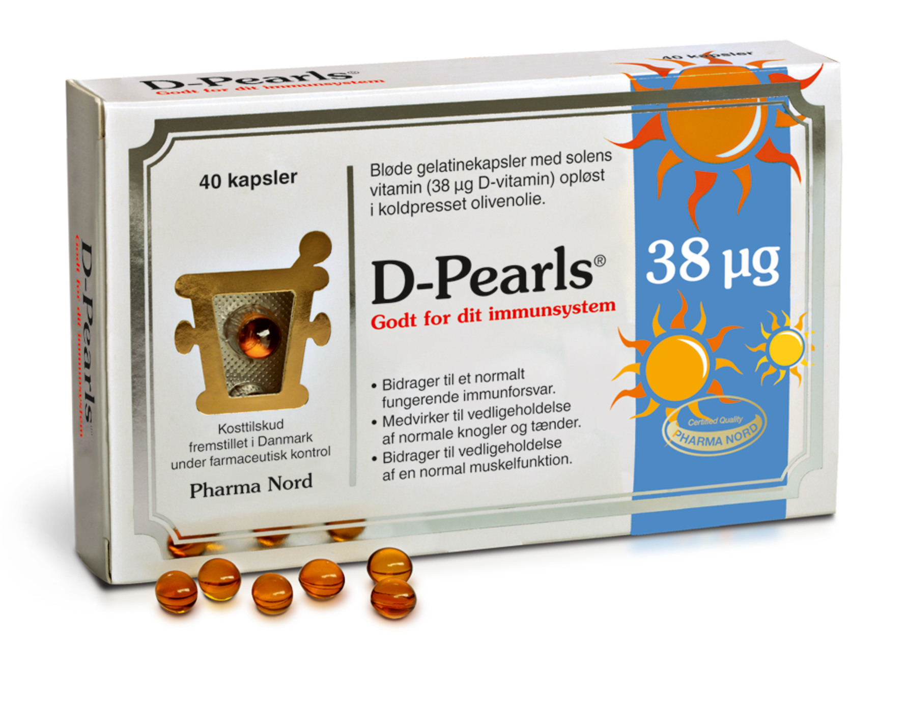 Pharma Nord D Pearls 38 Mcg   40 Kaps