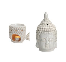 Fischer Pure Nature Duftlampe Buddha Hvid  Bull  1 Stk