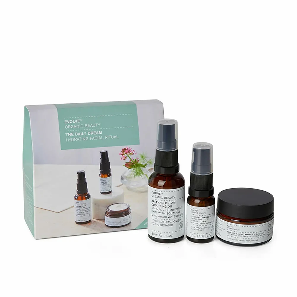 Evolve The Daily Dream   Hydrating Facial Ritual   Rejsestørrelse
