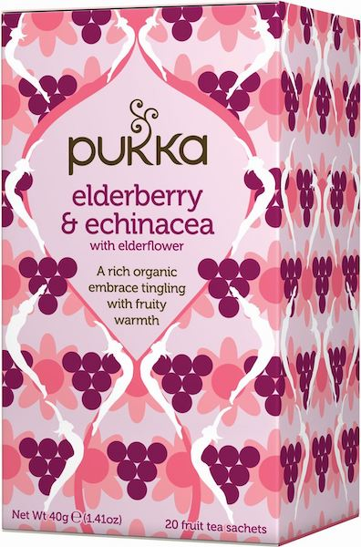 Pukka Elderberry   Echinacea Te ø  Bull  20 Br