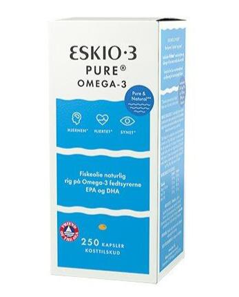 Eskio 3 Fiskeolie 250 Kapsler