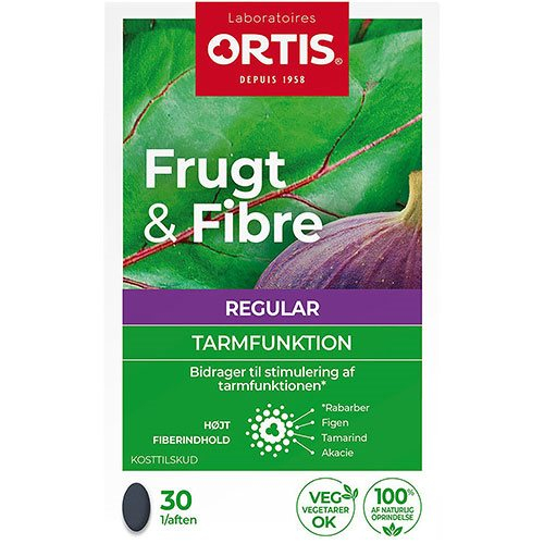 Ortis Frugt   Fibre 30 Tabletter