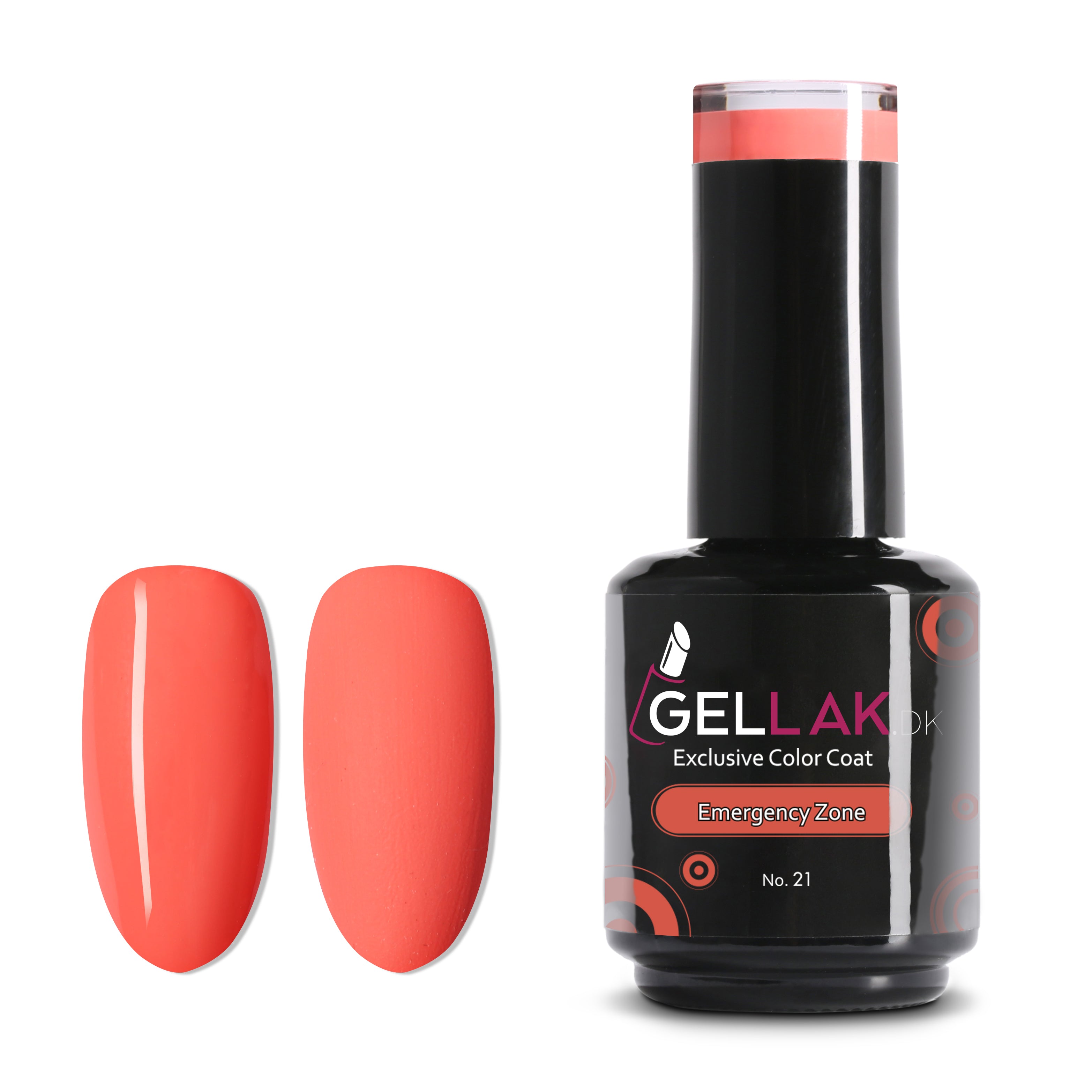Gel Neglelak Orange   15 Ml   Emergency Zone No  21   Gellak Dk