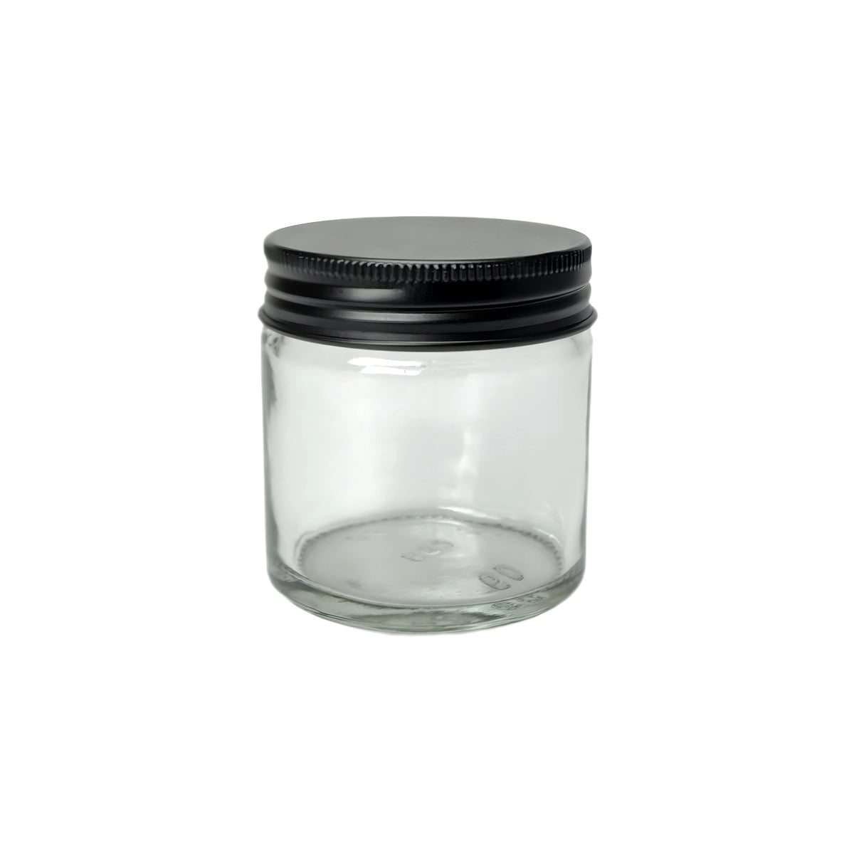 Glas Krukke 60 Ml Med Aluminium Låg  Klar   Skumpude For Tæt Lukning  Egnet Til Cremer Og Salver   Hedenhus