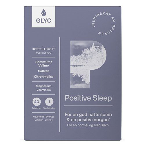 Glyc Positive Sleep   40 Tabletter