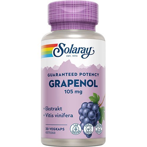 Solaray Grapenol 100 Mg   30 Kapsler