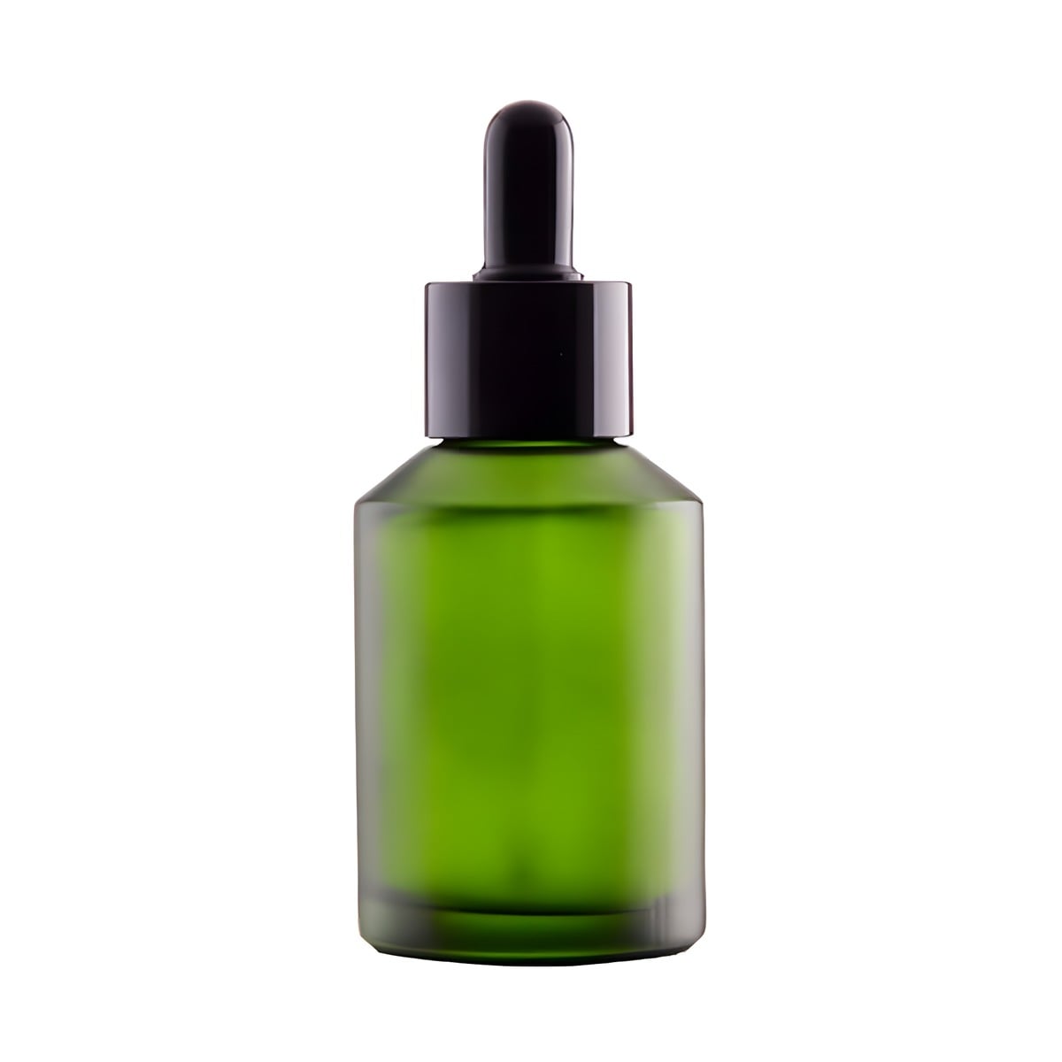 60 Ml  Grøn Glasflaske Med Pipettelåg