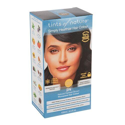 Tints Of Nature Hårfarve 2n Darkest Brown   130ml