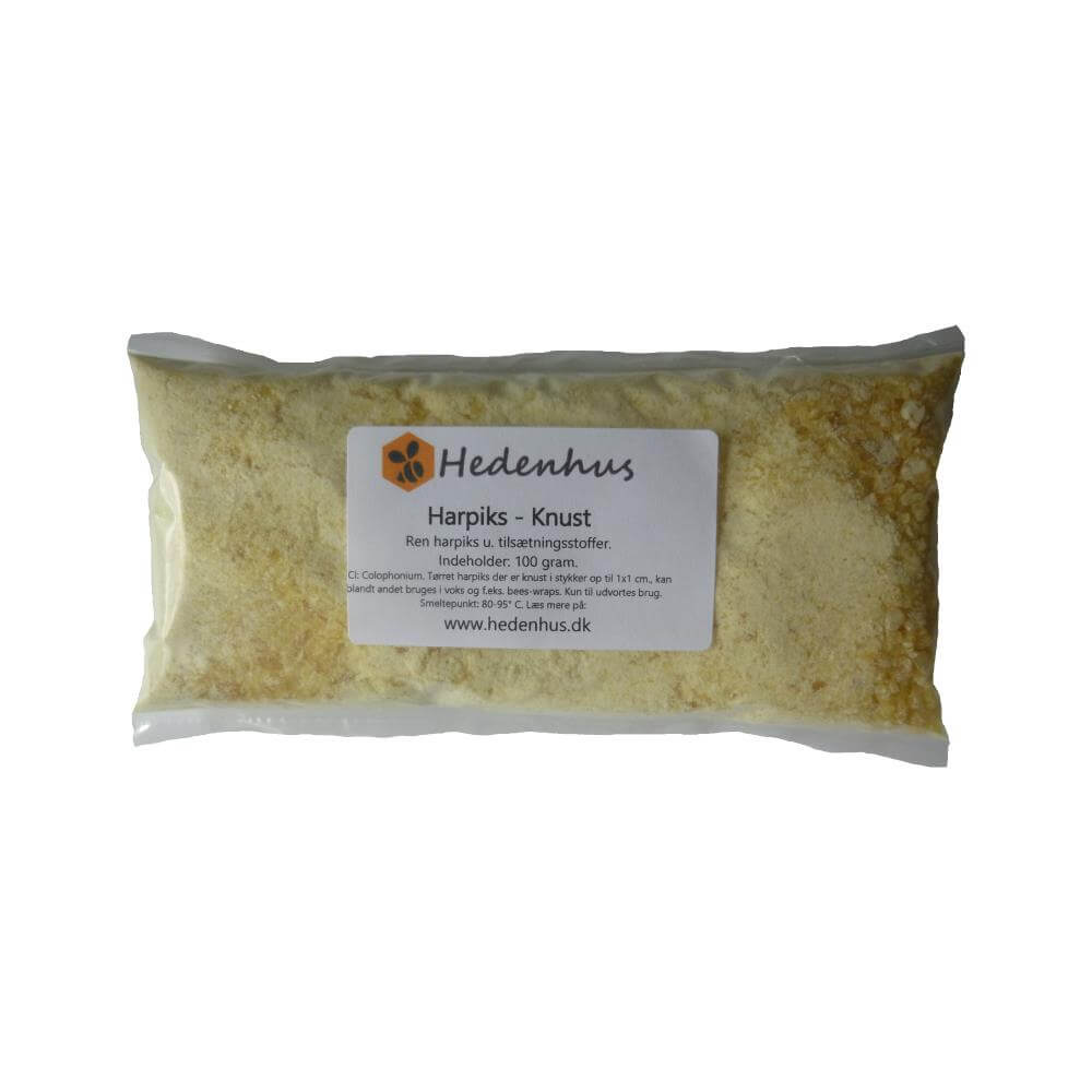 Knust Harpiks Pulver 50 G   Naturlig Fyr  Uden Kemiske Stoffer   Hedenhus
