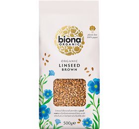 Biona Organic Hørfrø Brune ø  500g