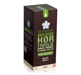 Nyborggaard Hørfrøolie Koldpresset ø   250 Ml