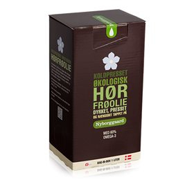 Nyborggaard Hørfrøolie Koldpresset ø   1000 Ml