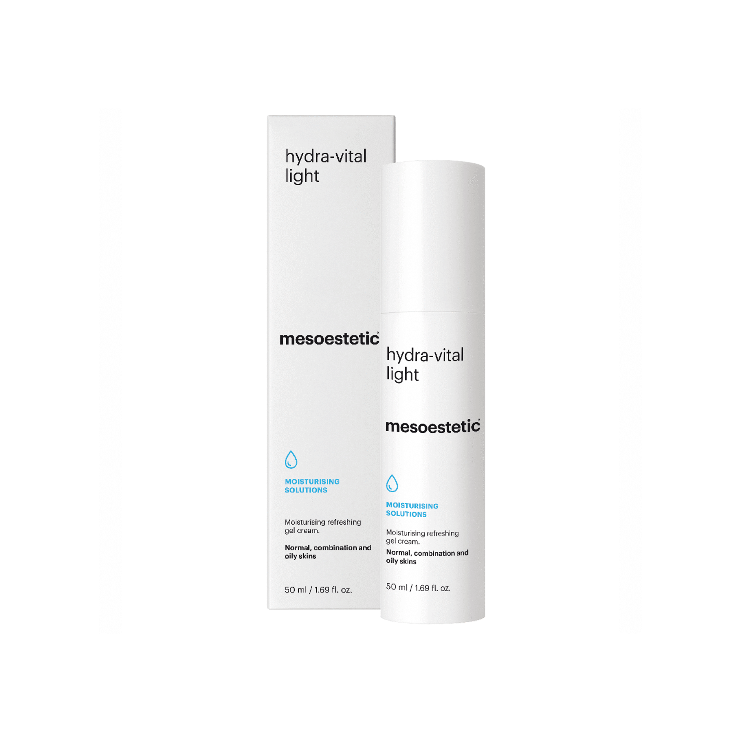 Mesoestetic Hydra Vital Light Forfriskende Fugtighedscreme Gelcreme Til Ansigt 50 Ml Velegnet Til Normal Og Fedtet Hud