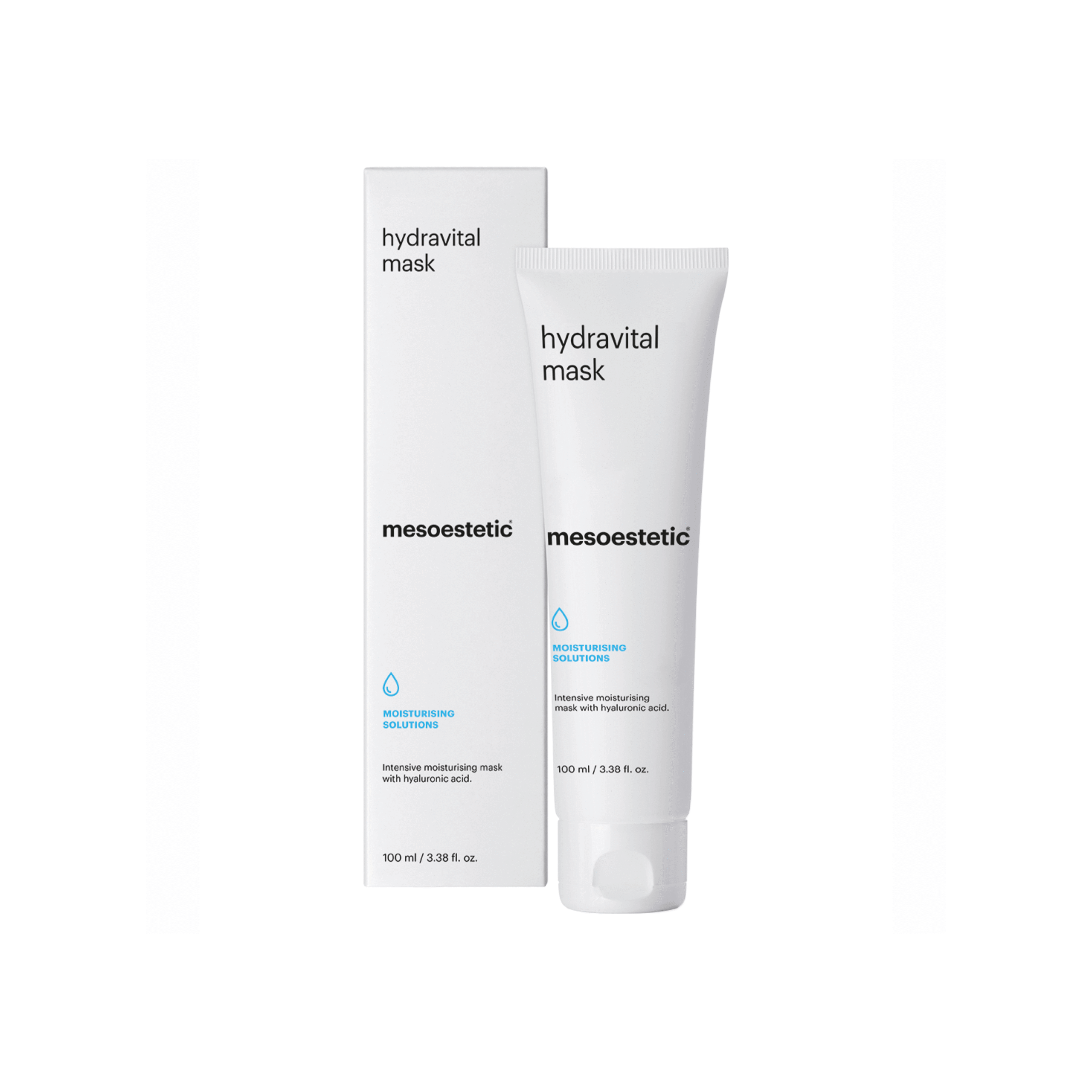 Mesoestetic Hydra Vital Mask Intensiv Fugtmaske Til Tør Og Dehydreret Hud 100 Ml Fugtgivende Maske Til Huden Fugtighedscreme