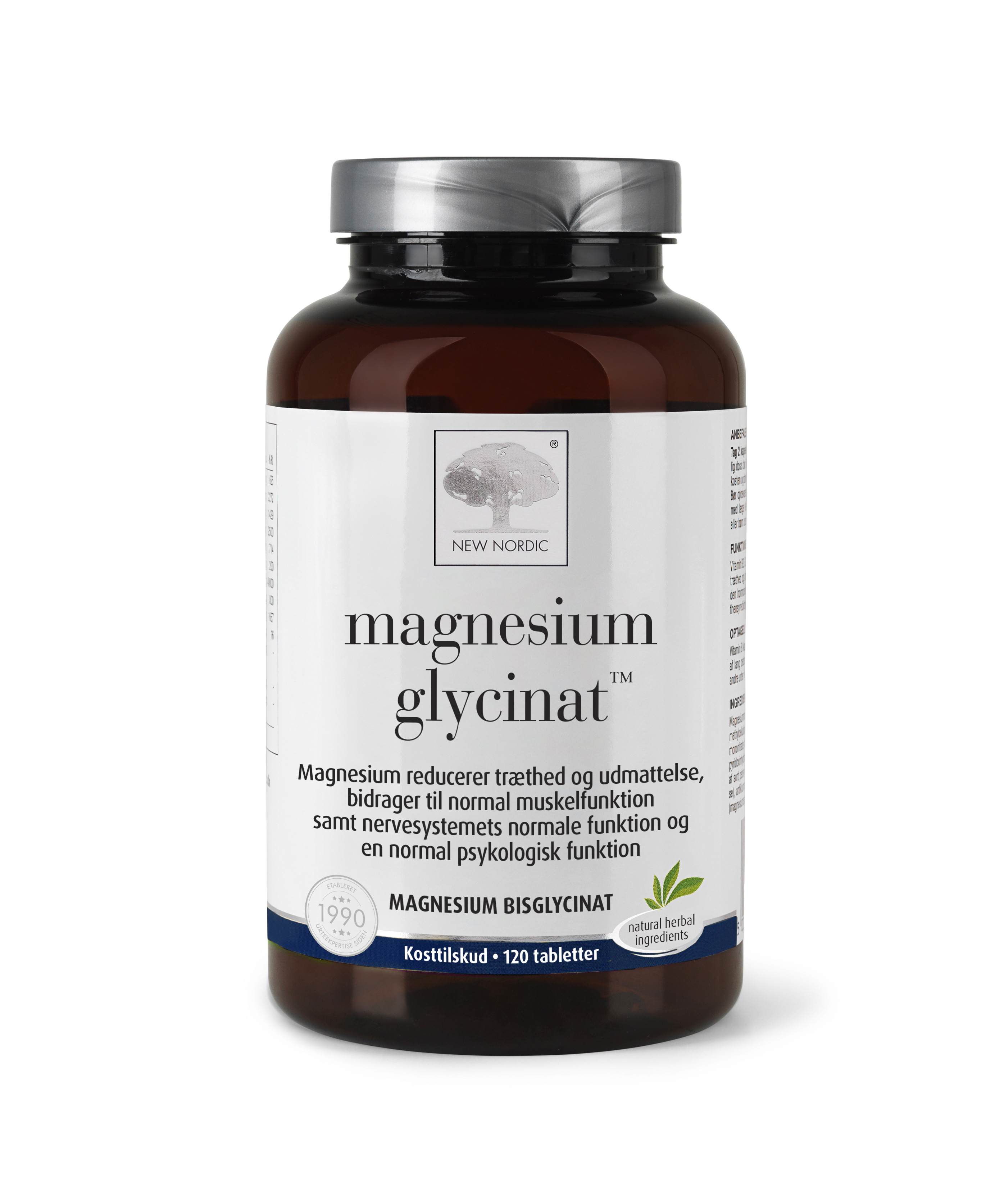New Nordic Magnesium Glycinat 120 Tabl    3 For 447
