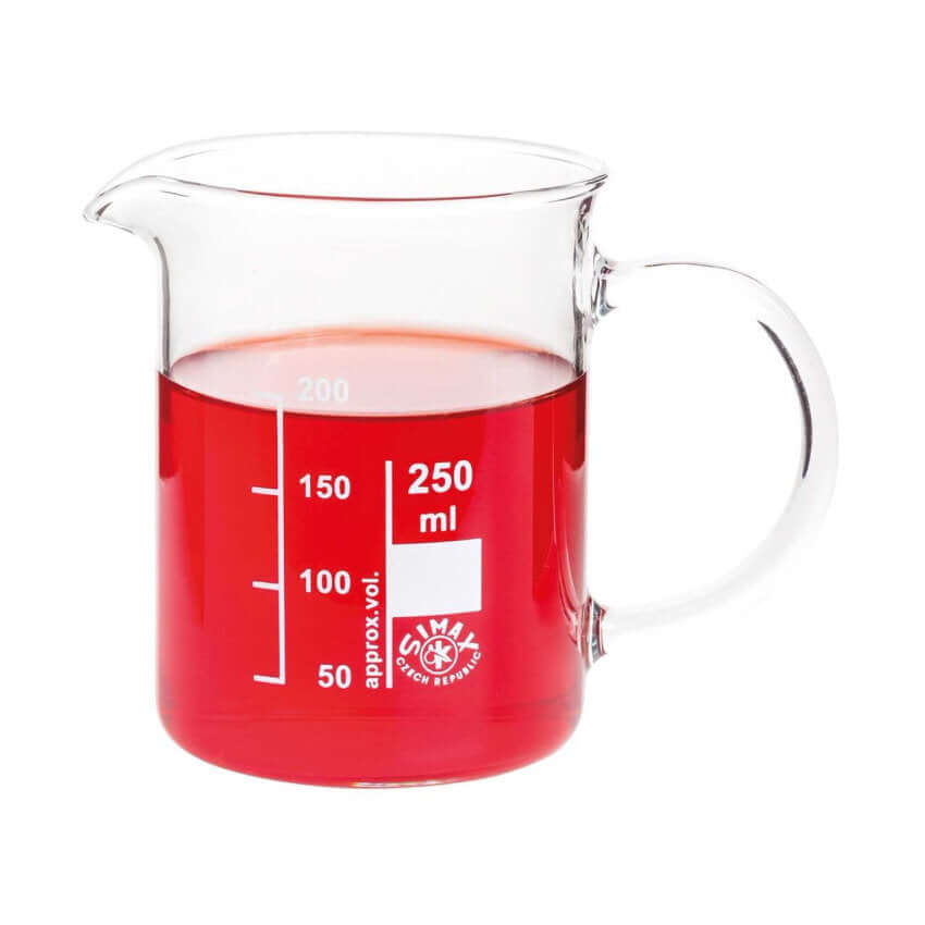 Ildfast Målebæger I Glas 250 Ml  Med Håndtag