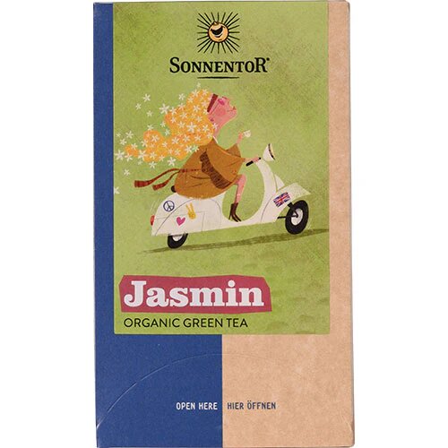 Grøn Te Jasmin Sonnentor øko    18 Breve