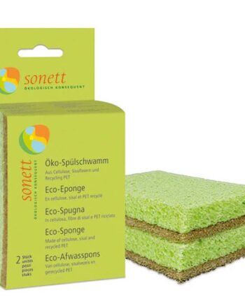 Rengøringssvamp Miljøvenlig 2 Stk