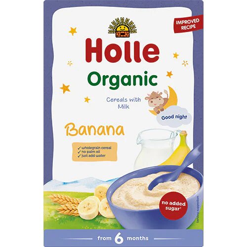 Fuldkornsgrød Med Mælk Og Banan øko    250 Gram