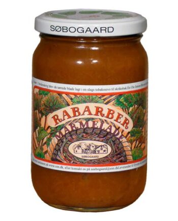 Rabarbermarmelade øko    400 Gram