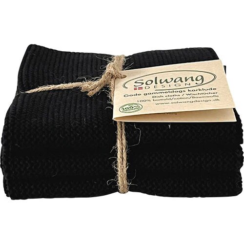 Gode Gammeldags Klarklude 3 X Sort   1 Pk