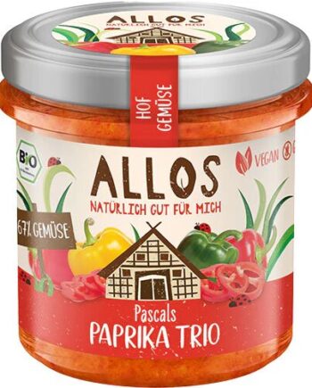 Smørepålæg Paprika Trio øko    135 Gram