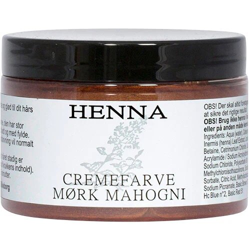 Henna Cremefarve Mørk Mahogni 140 Ml