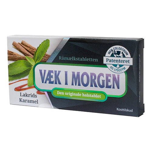 Væk I Morgen Lakrids Karamel 20 Tabletter