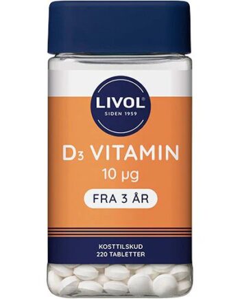 Livol D3 Vitamin   220 Tabletter