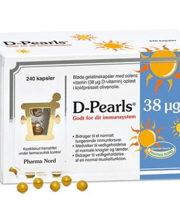 Pharma Nord D Pearls 38 Mcg    240 Kapsler